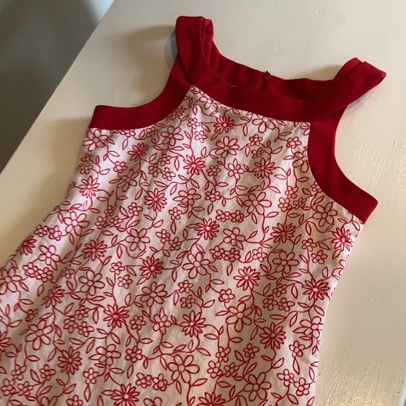 White and red flower summer dress - Picture 3 of 8